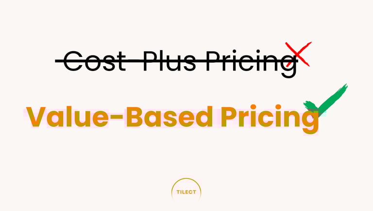 Value Based Pricing increases sales