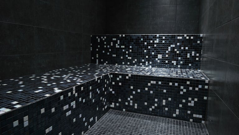 Hammam double banquettes