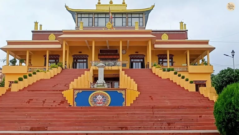 Gyuto Tantric Monastery in Dharamshala Himachal Pradesh.