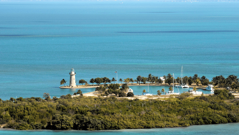 Boca Chita Key and the Miami Skyline