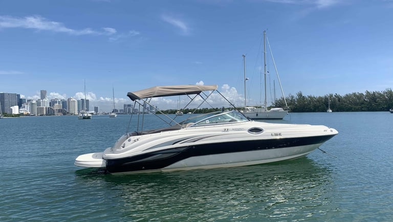 Sea Ray Sundeck Miami boat charter