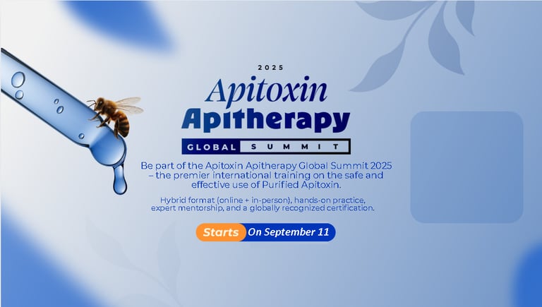 Apitoxina Apitoxin Veneno de Abejas Bee Venom Eventos Event