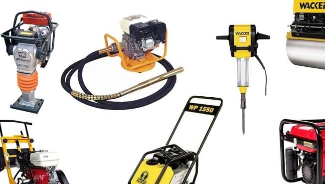 a variety of different types of concrete mixers