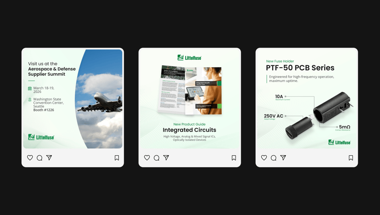 Visual Identity designs for Littelfuse