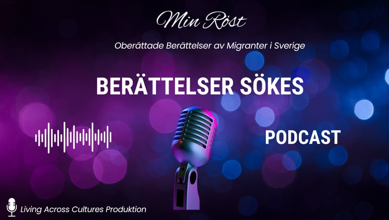 Min Röst- Berättelser sökes Affisch
