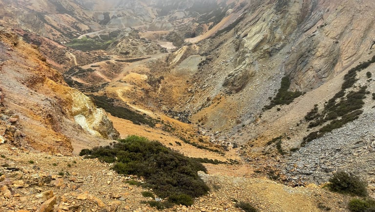Parys mountain open pit, Anglesey