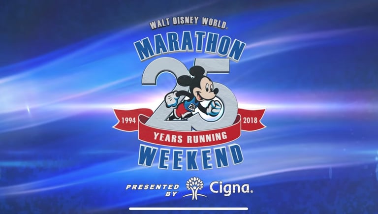 2018 runDisney Walt Disney World Marathon Weekend logo