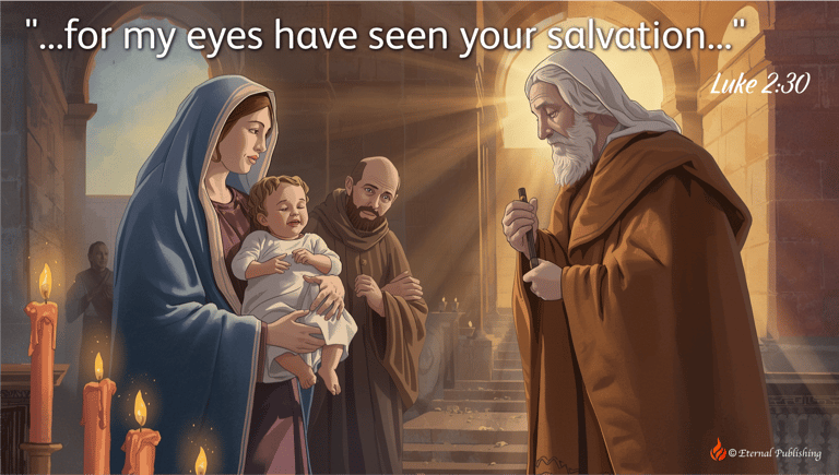 image of presentation of jesus in Luke