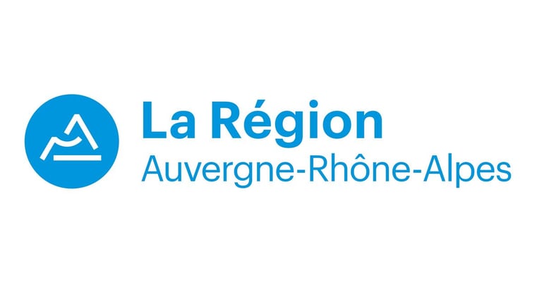 Logo de la région Rhône Alpes en soutient au judo