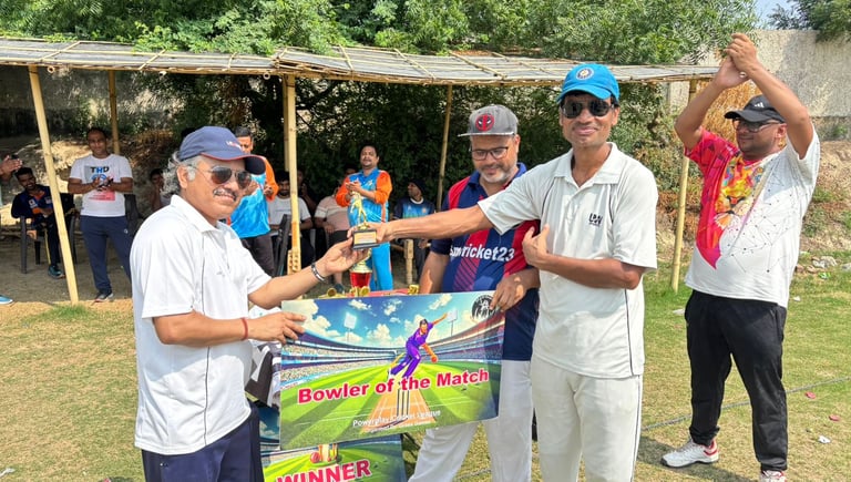 #Yas rana cricket club president mr. Titu Rana , with Rohit Thapliyal, Pramod Semwal, Deepak & team
