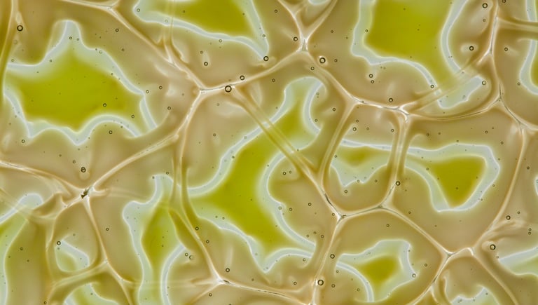 Primordial Soup - Green wall light panel