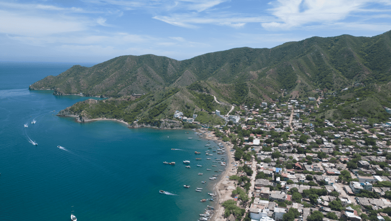 Playa Taganga en Santa Marta