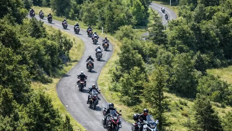 Rallye Découverte motorcycling event in Quillan