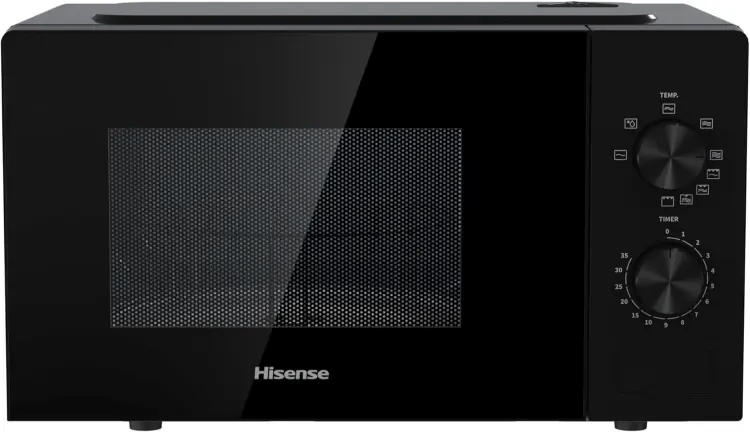 Hisense H20MOBP1G, Microondas con Grill, Capacidad de 20 L, 700 W de Potencia, 900W Grill