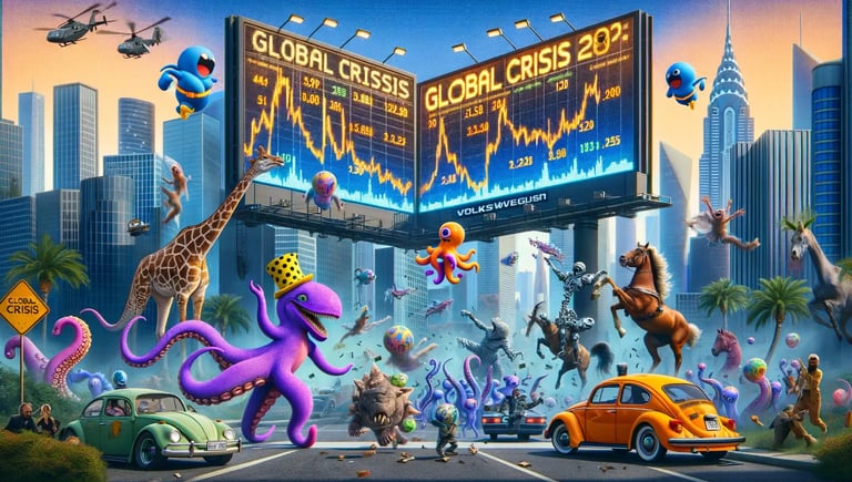a billboard showing a large screen displaying a large screen with a giant screen