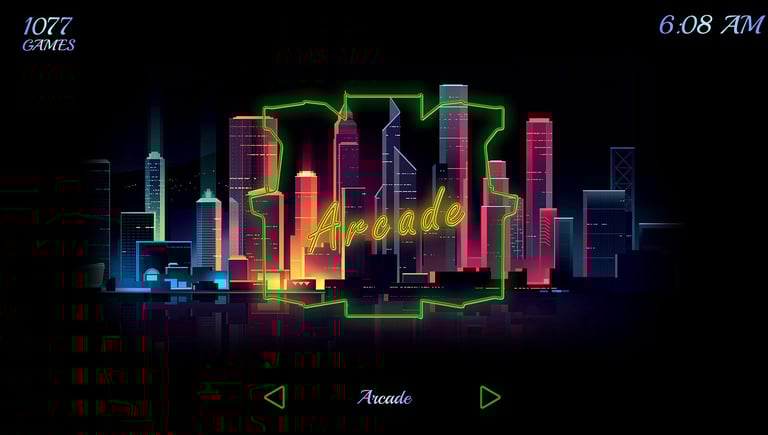 Neon Skyline platform view