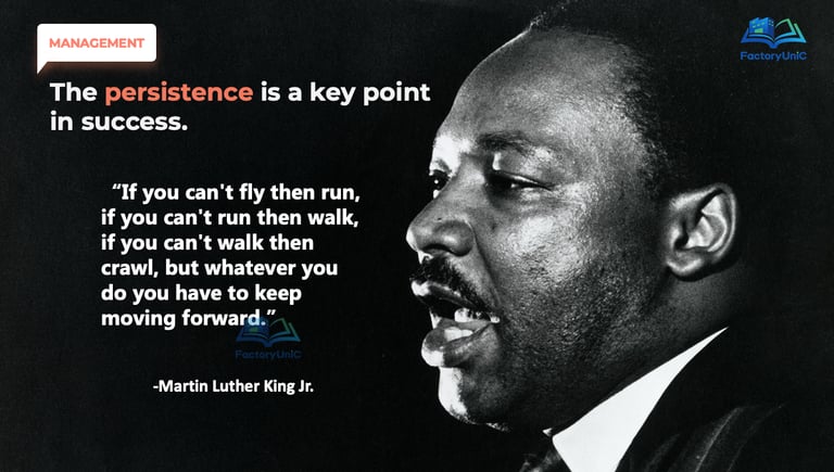 Management quotes: Persistence