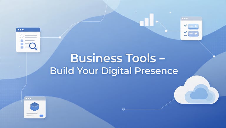 an image showing some website tools.