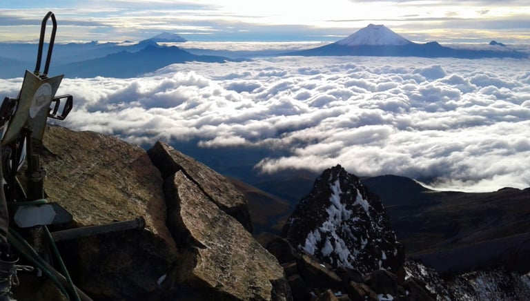 view from Iliniza Norte Summit