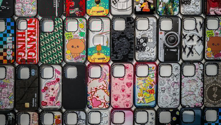 Multiple phone cases