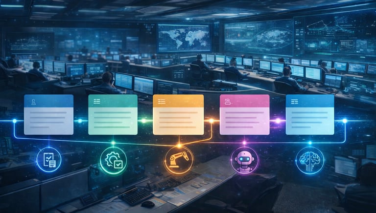 A timeline for modern call center