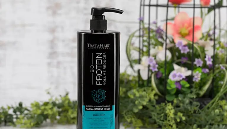 360 Spin Photography - a bottle of hair products with a bird in the background