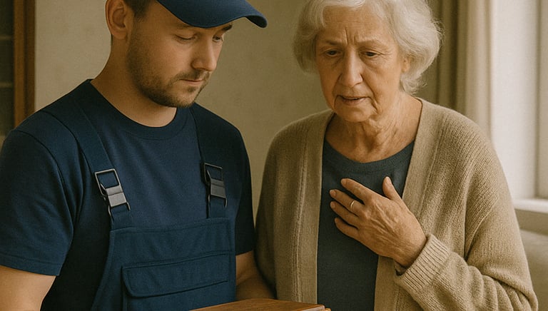 Débarras suite à un départ en maison de retraite