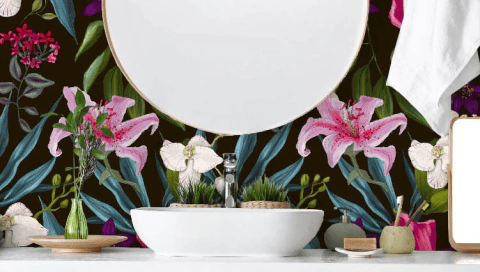 Toilette vinilo decorativo