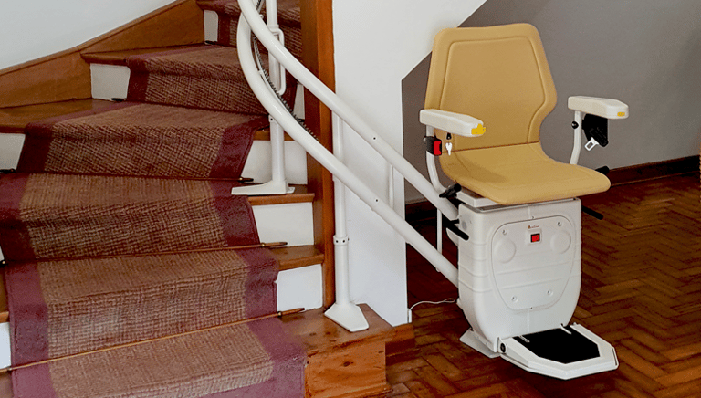 bespoke infinity curved stairlift