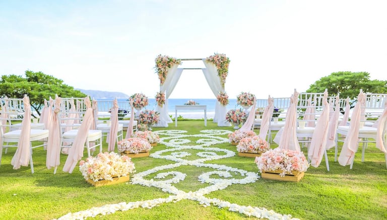 Exclusive wedding ceremony & party curated by Francesco Travels Villas Weddings Honeymoon