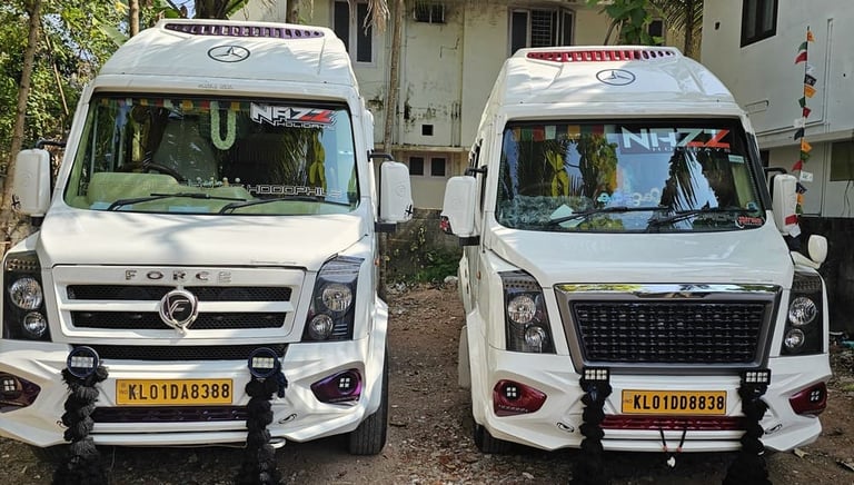 Tempo Traveller Rental in Trivandrum – Travel Together in Comfort-Nazz Holidays