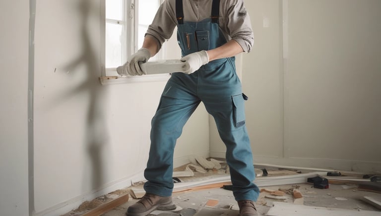 A modern kitchen with sleek cabinetry and bright lighting showcasing a renovation project.