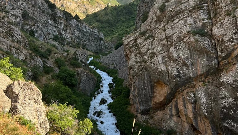 Ispay Waterfall Tashkent Uzbekistan