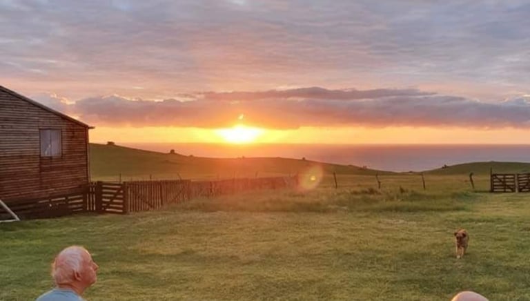 Sunrise at the Hiking Shack