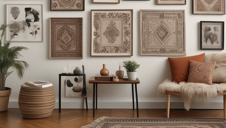 A collage of varied artwork pieces representing different artists gathered for an anthology.