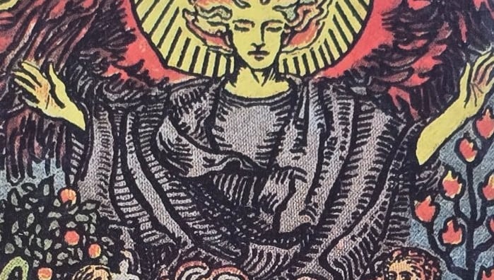 imagem da carta de tarot os amantes
