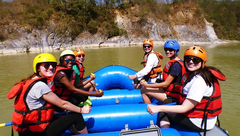 Rafting on the Trisuli with GRG Adventure Kayaking