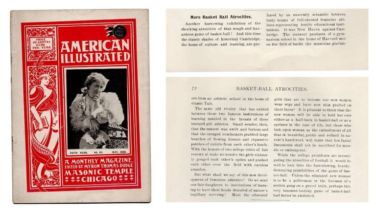 Women's sports history basketball suffrage womens rights sports