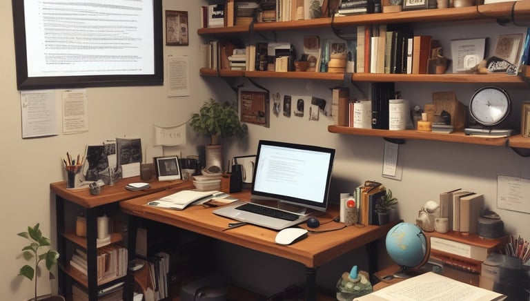 white and black abstract painting