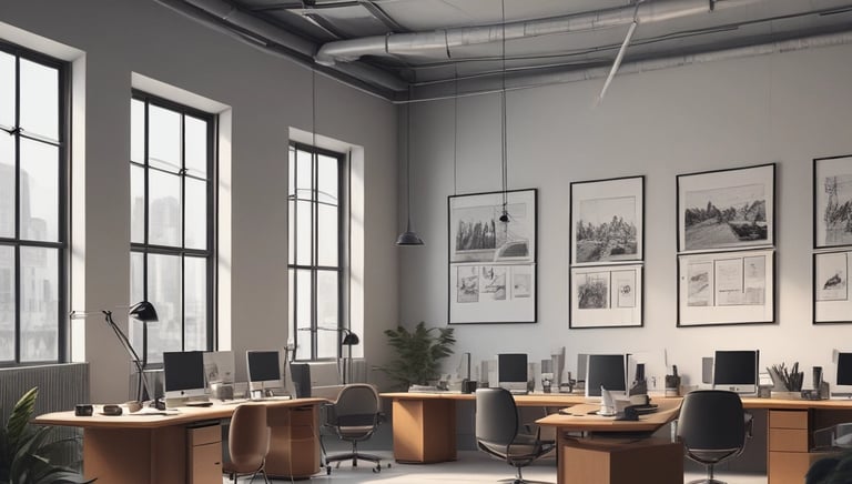 gray concrete wall inside building