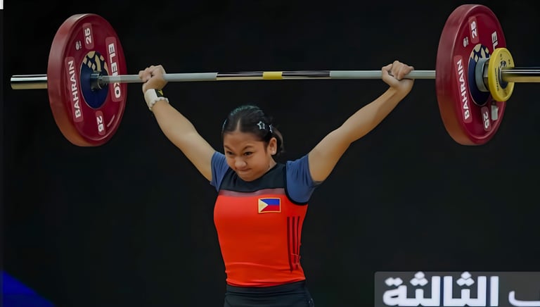 Alexsandra Ann Diaz sets new world records at the World Youth Weightlifting Championships; ABS-CBN