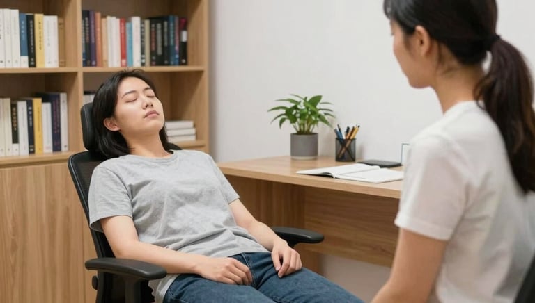 A flowchart illustrating the service process from start to finish.