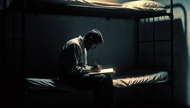 Inside look at jail for unpaid child support - writing the 13 Chains story from a cell
