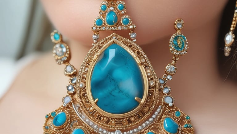 Close-up of a skilled goldsmith shaping a delicate gold necklace by hand