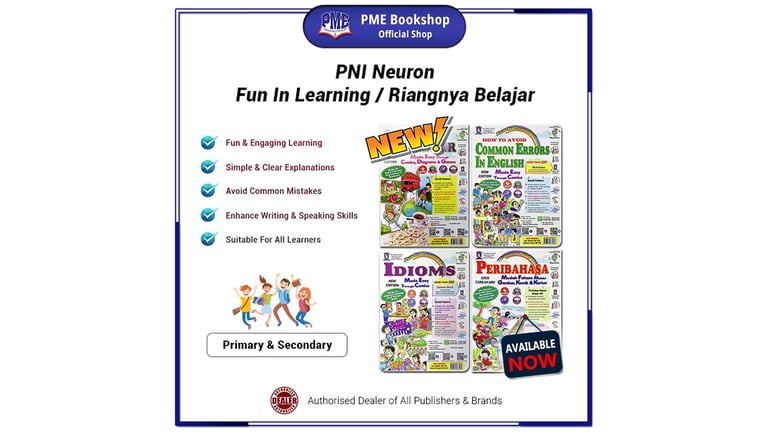 PNI Neuron Fun In Learning books for Malaysian syllabus SPM and UASA visual learning and memory mastery prep.