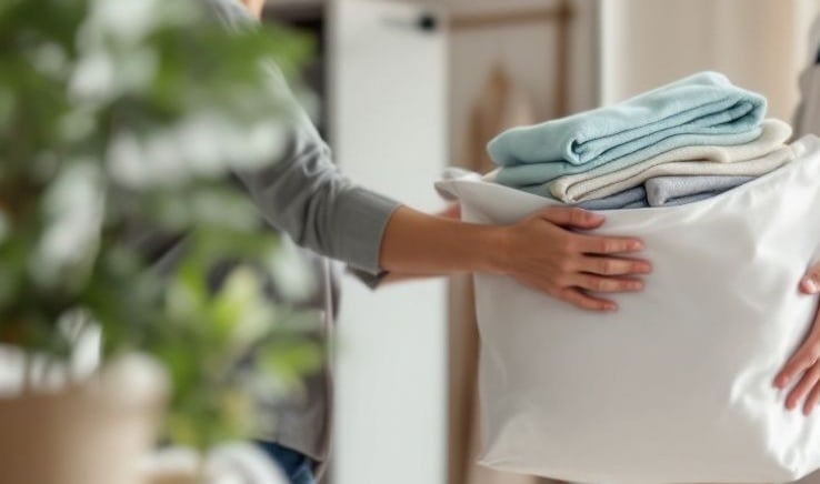 Prevzem perila, likanje, Koper, obala