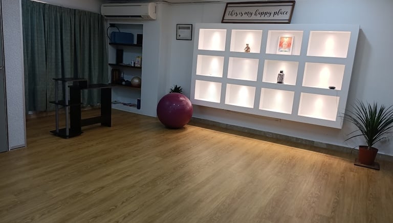 The first Pilates Room studio taking shape with new flooring ahead of its 2021 launch.