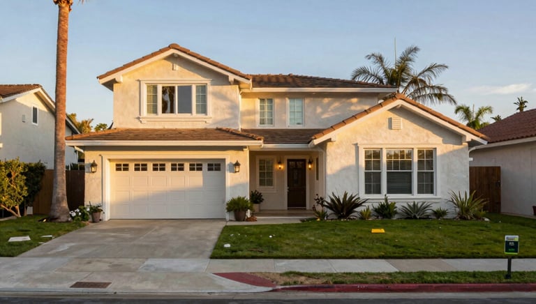 house in Riverside County on closing day