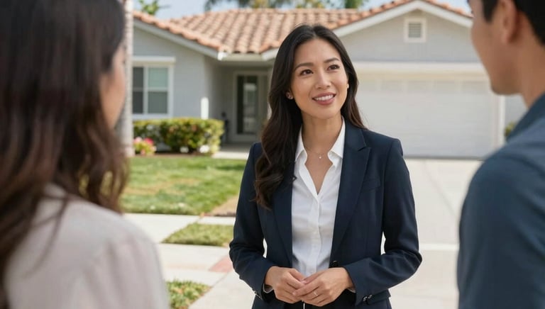 cash home buyer Riverside CA meeting homeowner couple