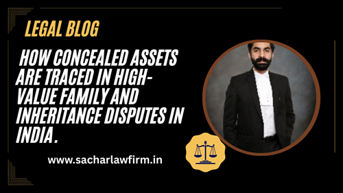 how concealed assets are traced in high-value family and inheritance disputes in India.